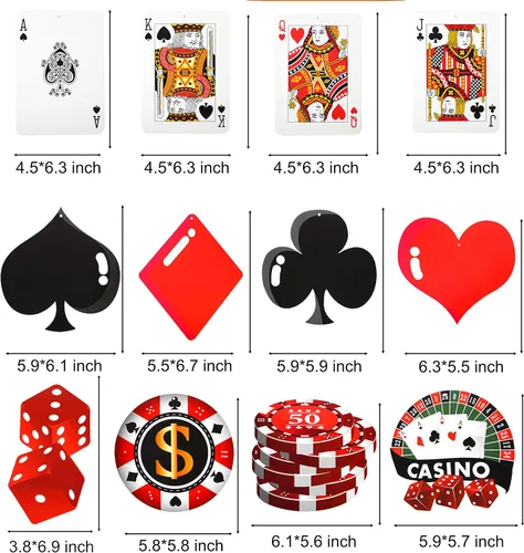 Miniatura 5 de 30 piezas de remolinos colgantes de casino para fiestas temáticas de póquer, decoración de techo para fiesta de cumpleaños de Las Vegas Casino Night