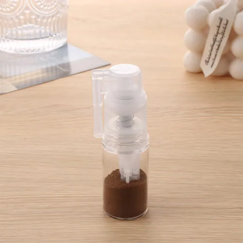 Miniatura 6 de Botella de spray de polvo vacía de cosméticos de viaje, botella de peluquería de fibra recargable para el cabello, olla caja de crema, herramienta