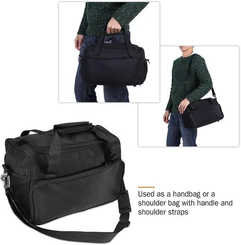 Miniatura 5 de FILFEEL Bolsa de transporte para peluquería, gran capacidad, equipo de peluquería profesional, herramienta de peluquería, bolsa de mensajero