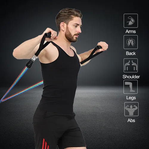 Miniatura 7 de Resistance Bands,Exercise Bands,Resistance Bands for Working Out with Handles for Men and Women,Workout Bands with Door Anchor and Ankle,Strength