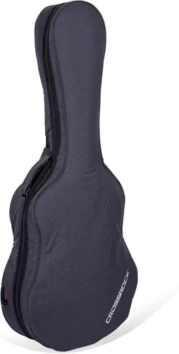 Miniatura 7 de Crossrock Air Carbon - Funda para guitarra clásica 4/4, carcasa rígida de fibra de carbono 100% con mochila y funda protectora, color rojo