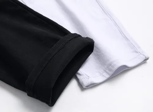 Miniatura 6 de RXXKKK Jeans Flex de ajuste regular de color de contraste para hombre