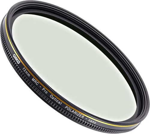 Okko Filtro polarizador circular Pro Range para una fotografía perfecta, polarización ajustable, compatible con todas las principales marcas, filtro