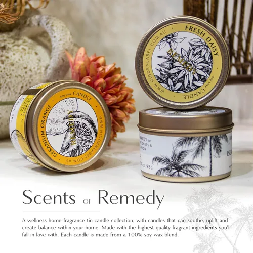 Miniatura 5 de Hidden Label Juego de velas de otoño, paquete de 4 velas perfumadas para el hogar, juego de velas de aromaterapia para mujeres, alivio del estrés