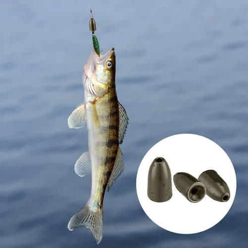 Miniatura 7 de 16 pesas de pesca de tungsteno para lubina, lanzar y voltear platina, tamaños 1/8, 1/4, 3/16 onzas, equipo de lubina