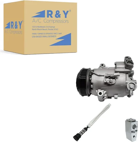 RYC Kit de compresor de aire acondicionado automotriz KT EA75 (se adapta a Chevrolet Cruze 1.4L 2012, 2013, 2014, 2015)