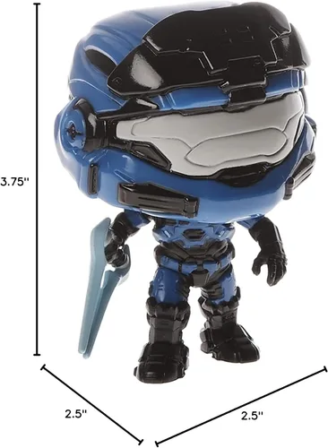 Miniatura 3 de Funko POP Games: Halo Infinite - Mark V [B] con espada de energía azul con persecución, multicolor, (59336)