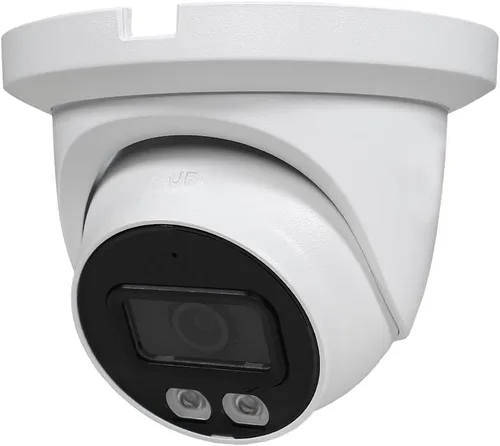 R-Tech Cámara para exteriores TVI de 1080p, luz dual inteligente de 2 MP y visión nocturna a todo color, cámara de seguridad ocular 4 en 1