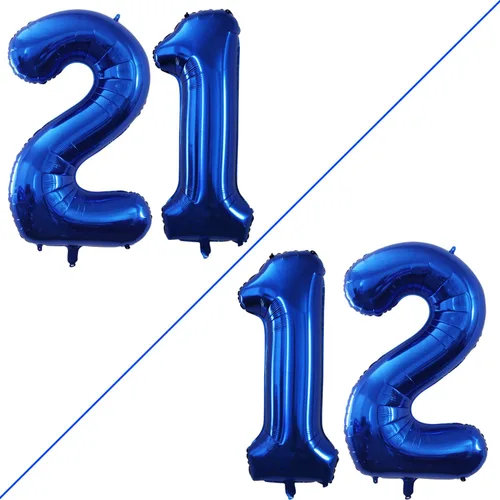Miniatura 181 de Goer, conjunto de globos de papel aluminio para decoraciones de cumpleaños, globos de las letras de feliz cumpleaños y de números Oro