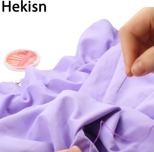 Miniatura 7 de Hekisn 30 agujas de coser a mano de alta calidad, 6 tamaños, 30 unidades, agujas de coser surtidas, agujas de coser para reparación de costura a