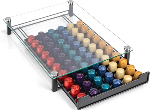Miniatura 6 de RECAPS Soporte para cápsulas de café de almacenamiento de cápsulas pequeñas compatible con Nespresso Original Line Coffee Pods Organizador de cocina