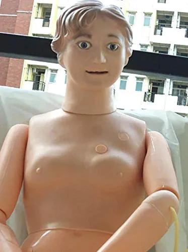 Miniatura 2 de Maniquí humano de demostración, modelo de muñeca de entrenamiento de enfermera femenina para entrenamiento médico de enfermería, suministros
