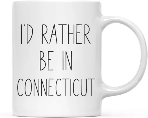 Miniatura 26 de Andaz Press Taza de café de 11 onzas, regalo con texto en inglés "I'd Rather Be in Alabama", 1 paquete, para estudiar en el extranjero, regalo