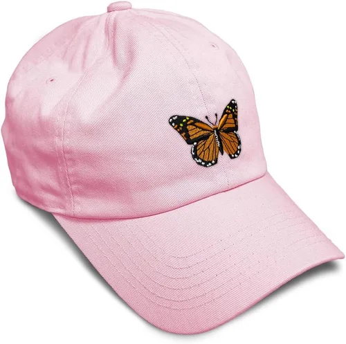 Miniatura 19 de Gorra de béisbol suave con diseño de mariposa monarca, con insectos, bordado de mariposa, de algodón, para hombres y mujeres