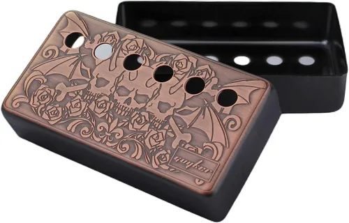 Miniatura 3 de Guyker Humbucker - Cubierta de pastilla (1.969 in/2.047 in de espacio entre varas) – Puente de cuproníquel y pastillas para el cuello, piezas