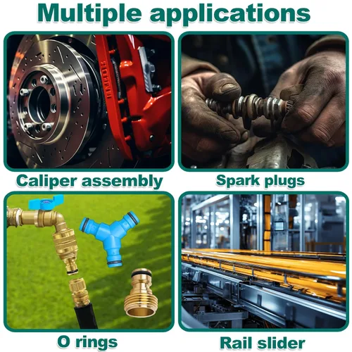 Miniatura 6 de KEZE Tubo de Grasa de Silicona PTFE Lubricante Sintético Grasa para Puerta Corredera Lubricación Automotriz Lubricante de Sello de Inodoro RV