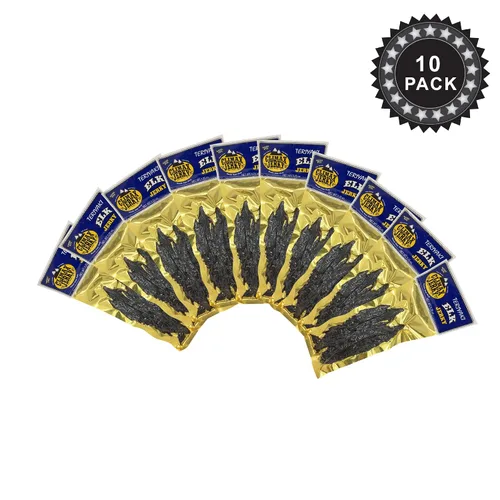Miniatura 8 de Tiras gruesas de corte en kippered de estilo natural prémium de 1.75 onzas. Cecina de alce – Sin conservantes – Alto contenido en proteínas – Bajo