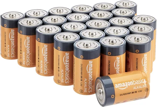 Miniatura 7 de Amazon Basics Paquete de 24 pilas alcalinas multiusos de celda D, 1.5 voltios, 5 años de vida útil