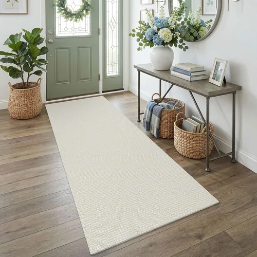 Miniatura 142 de EARTHALL Alfombra pequeña de 2 x 3 pies, lavable para entrada, antideslizante, trenzada, alfombra para puerta interior y exterior, alfombra tejida