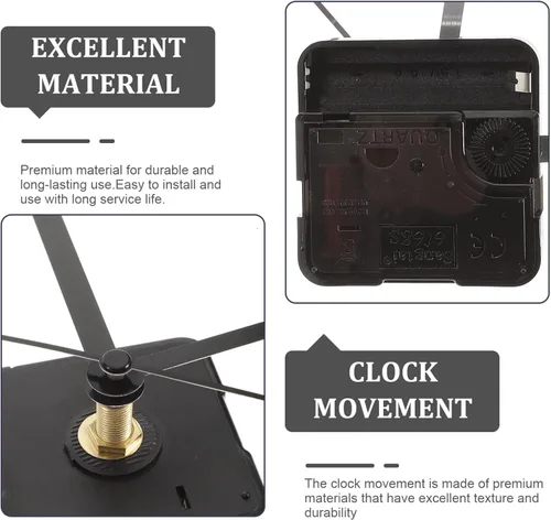 Miniatura 3 de Reemplazo del mecanismo del reloj, reemplazo del mecanismo de movimiento del reloj de cuarzo, repuesto de piezas de reparación de bricolaje a