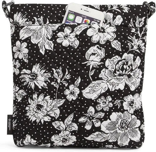Miniatura 2 de Vera Bradley Cotton Collegiate Triple Zip Hipster Crossbody Purse (Multiple Teams Available)