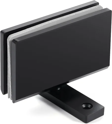 Miniatura 14 de Ranbo Bisagra de puerta de vidrio para ducha de 270 grados, acero inoxidable 304 sólido de 0.197 in, montaje de vidrio a vidrio, para puertas sin