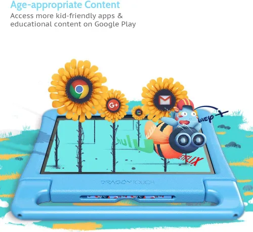 Miniatura 6 de Tablet para niños Dragon Touch de 10 pulgadas con pantalla IPS HD Android, 32 GB de almacenamiento, 2 GB de RAM, procesador Quad Core, KIDOZ