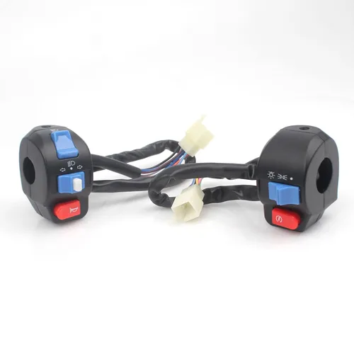 Miniatura 2 de Minho Scooter Chino Impermeable de Aluminio 7/8'' 22mm Conjunto de Ensamblaje de Control de Interruptor de Manillar Lado Izquierdo Derecho