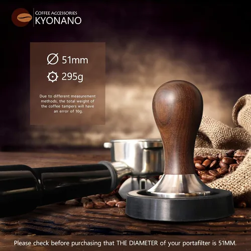 Miniatura 4 de KYONANO Espresso Accessories - Manipulador de café de 2.008 in - Manipulador de café expreso de 2.008 in - Dominador de prensa espresso