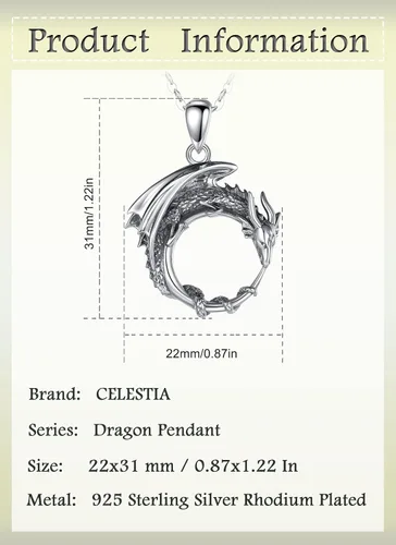 Miniatura 9 de CELESTIA Collares vikingos de plata de ley 925 para hombres y mujeres, martillo de Thorslobo vikingorunas vikingasYggdrasil