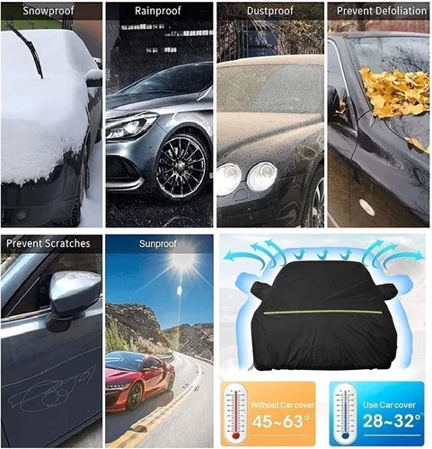 Miniatura 6 de Car Cover Compatible with Dacia Duster Logan Mcv sandero Outdoor car Cover 100% Waterproof Windproof dust-Proof Anti-Snow All-Weather Protection