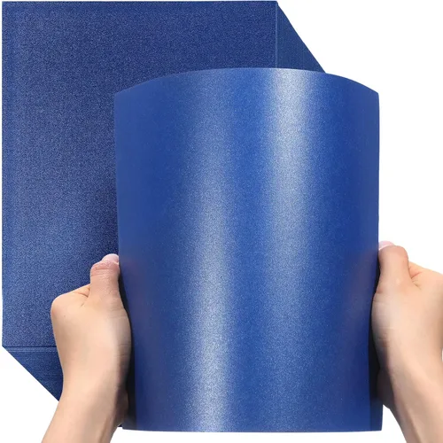 250 hojas de papel metálico de 8.5 x 11 pulgadas, tarjeta brillante de 80 libras, 210 GSM, papel de impresora de doble cara para bodas, cumpleaños,