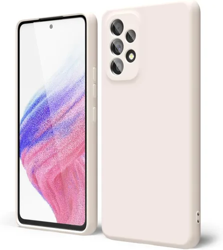 Miniatura 152 de oakxco Funda para teléfono Samsung Galaxy A12 con agarre de silicona líquida, linda delgada fina suave cubierta de gel de goma TPU lisa para mujeres