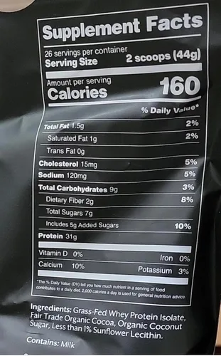 Miniatura 4 de Suplemento de Proteína de Suero Aislado ProMix Nutrition en Polvo, Chocolate - Alimentado con Pasto - Batidos de Fitness y Nutrición Post