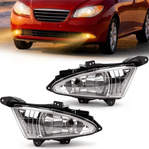 Miniatura 13 de Compatible con luces antiniebla Hyundai Accent 2012-2017 con DRL y intermitente, kit completo con interruptor y arnés (versión LED)