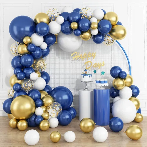 Miniatura 16 de Kit de Guirnalda de Globos de Navidad, 108 Piezas Globos Retro Verde Oscuro Rojo Oro Arco con Globos 4D, Globos de Caramelo en Forma de Bastón