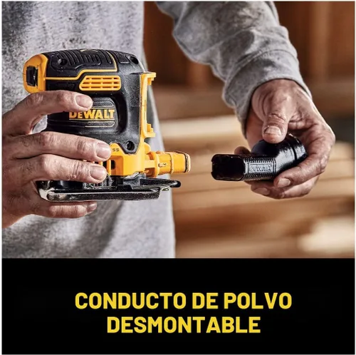 Miniatura 7 de DEWALT Lijadora inalámbrica de velocidad variable de 1/4 hoja sin escobillas MAX XR de 20 V (solo herramienta) (DCW200B)