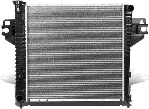 DNA Motoring OEM-RA-2482 Radiador de aluminio atornillado estilo OE compatible con 02-05 Liberty AT, 19-15/16 pulgadas de ancho x 19-15/16 pulgadas