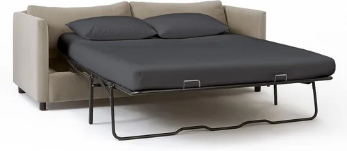 Miniatura 14 de Rajlinen Juego de sábanas para sofá cama tamaño matrimonial de 52 x 72 pulgadas, color gris oscuro, sábanas para sofá, cama, 100% algodón egipcio