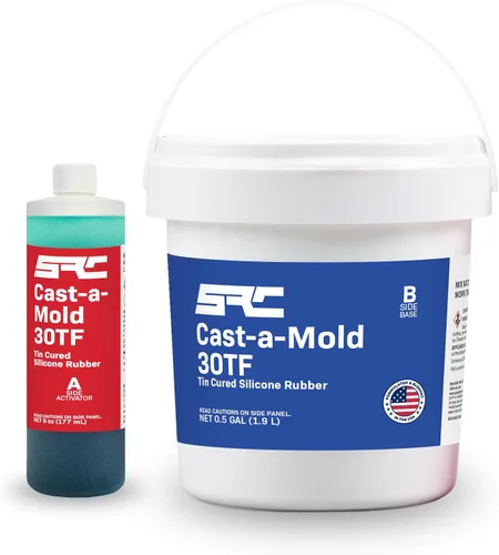 Miniatura 6 de Cast-a-Mold 30TF RTV - Resina epoxi de silicona líquida, 2 partes, kit de fabricación y fundición de moldes de joyería y jabón, ideal para moldura