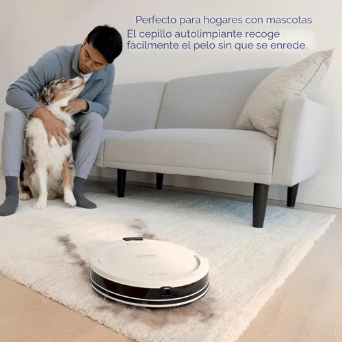 Miniatura 7 de Aspiradora robot Shark Navigator con base autovaciante sin bolsa de 30 días de capacidad, potente succión, navegación SmartPath, cepillo
