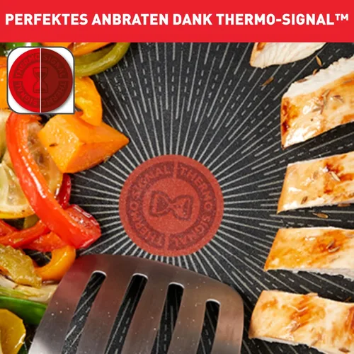 Miniatura 3 de Tefal Unlimited On, utensilios de cocina premium, sartén de 11.0 in, antiadherente de mayor duración del Reino Unido, indicador de calor, compatible