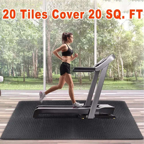 Miniatura 2 de Kangler Juego de 20 alfombrillas de gimnasio – Alfombrillas de suelo de espuma EVA tipo puzzle, baldosas de suelo de espuma entrelazada de alta