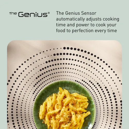 Miniatura 10 de Panasonic Horno de microondas, 1,3 pies cúbicos 1100W de encimera con sensor Genius de cocción y descongelamiento automático - NN-SD67LS