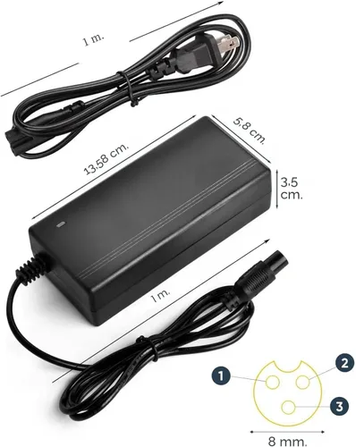 Miniatura 6 de Reemplazo del cargador de 42V para bicicleta eléctrica y scooter Jetson