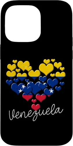 Miniatura 21 de Funda para iPhone 17 con diseño de corazón hispano con bandera venezolana con orgullo de Venezuela