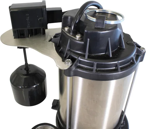Miniatura 4 de Wayne 3/4 HP Bomba sumergible de hierro fundido y acero inoxidable de servicio pesado con NUEVO interruptor - Elimina hasta 5,490 galones de agua