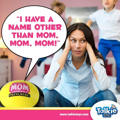 Miniatura 2 de Talkie Toys Products El botón de mamá - Reproduce 10 refranes divertidos de mamá - Genial