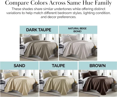 Miniatura 9 de Southshore Fine Living, Inc. - Juego de ropa de cama de tamaño King, colcha de gran tamaño, colcha de microfibra cepillada suave, ropa de cama 45