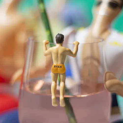 Miniatura 5 de NPW Marcadores de bebidas Drinking Buddies, dijes de copa de vino para fiestas, despedida de soltera, noches de niñas, reunión familiar y más